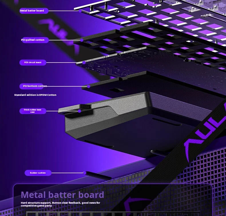 AULA WIN60HE Wired Hall Effect Magnetic Keyboard 60 Keys Hot Swap 0.01mm RT 8000Hz RGB Esports Custom Gaming Keyboard