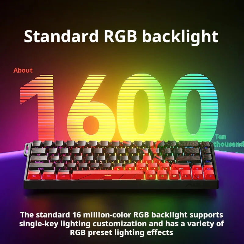 AULA WIN60HE Wired Hall Effect Magnetic Keyboard 60 Keys Hot Swap 0.01mm RT 8000Hz RGB Esports Custom Gaming Keyboard