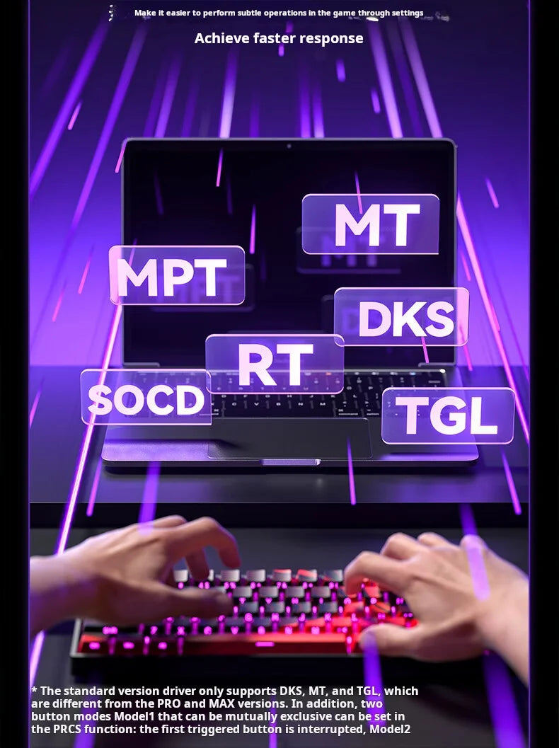 AULA WIN60HE Wired Hall Effect Magnetic Keyboard 60 Keys Hot Swap 0.01mm RT 8000Hz RGB Esports Custom Gaming Keyboard