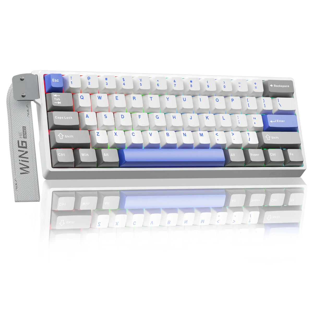 AULA WIN60 HE Pro MAX Wired Gaming Keyboard Hall Effect Magnetic Switch RT Adjustable Hot-Swap 8000Hz Esport Mechanical Keyboard