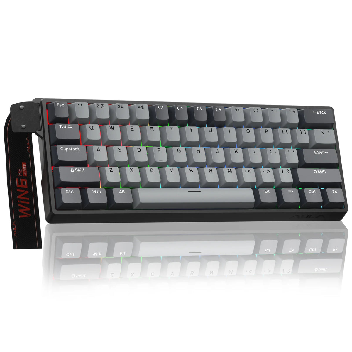 AULA WIN60 HE Pro MAX Wired Gaming Keyboard Hall Effect Magnetic Switch RT Adjustable Hot-Swap 8000Hz Esport Mechanical Keyboard