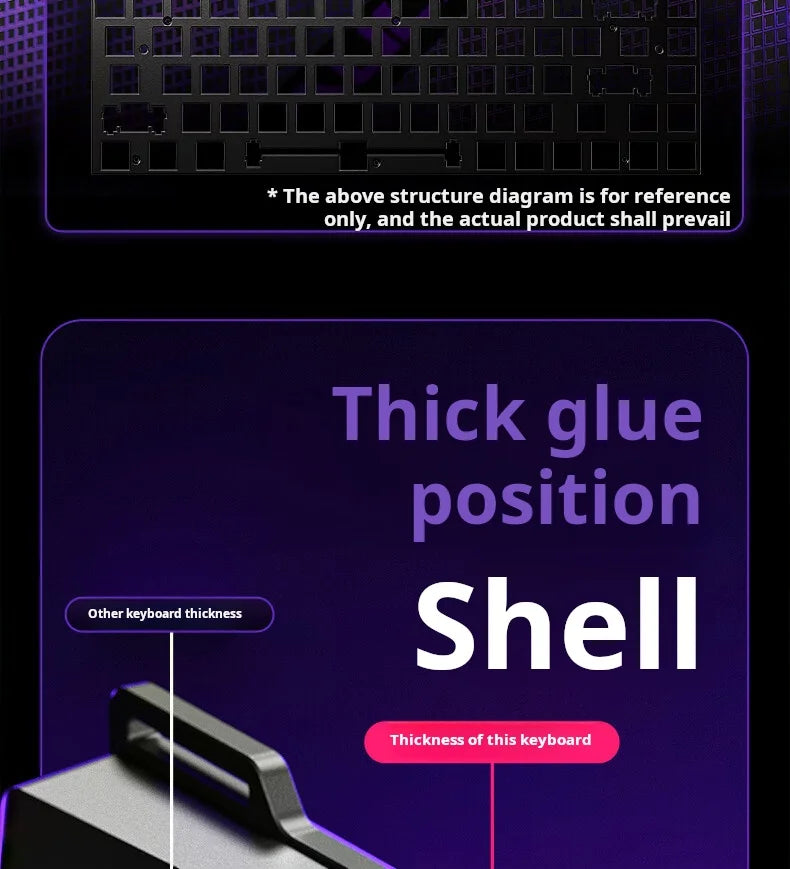 AULA WIN60HE Wired Hall Effect Magnetic Keyboard 60 Keys Hot Swap 0.01mm RT 8000Hz RGB Esports Custom Gaming Keyboard